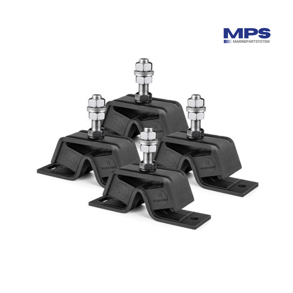 Engine Mount kit – Yanmar 2GM / 3GM / 3HM Series (4x Ellebogen 100)
