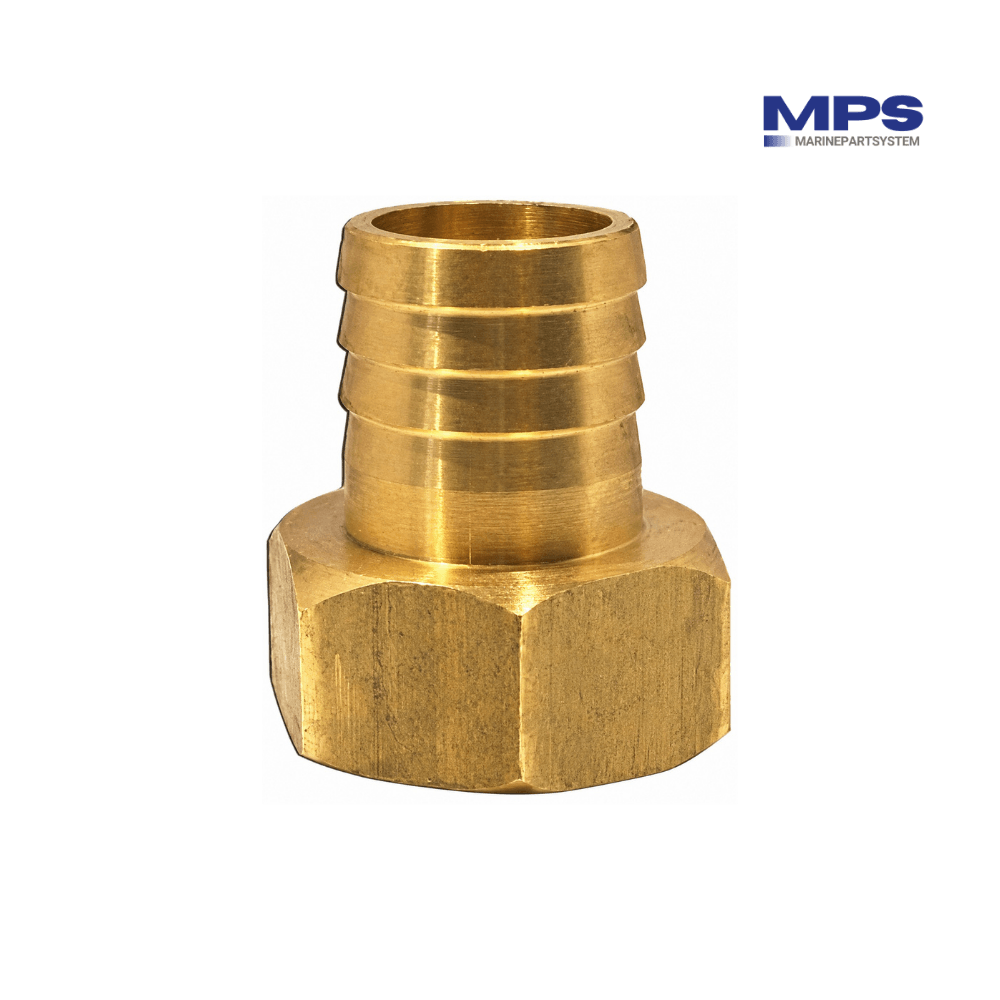 Brass Hose Tail 1" Female Thread x 30 mm - GS30273