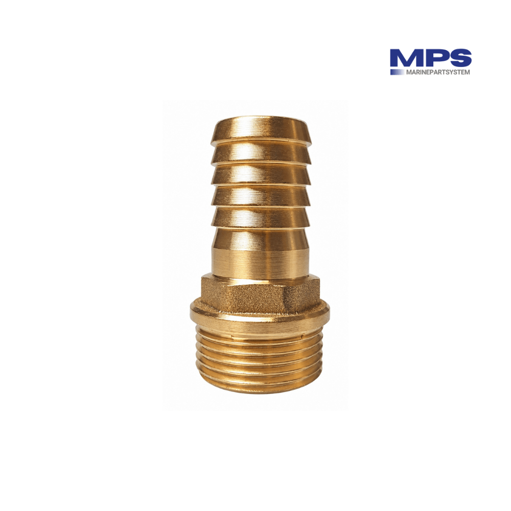 CR Brass Hose Tail 1" Male Thread x 25 mm - GS30839