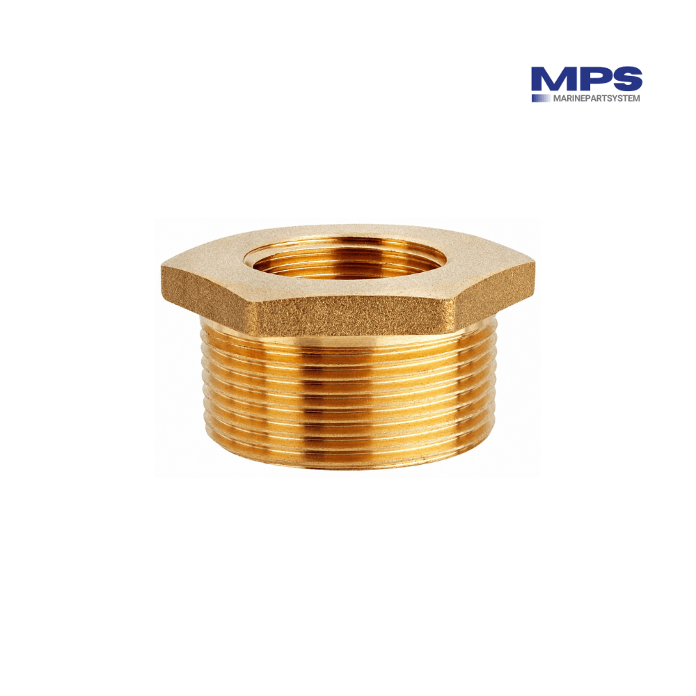 CR Brass Reducing Bush 3/4" Male x 1/2" Female - GS30877