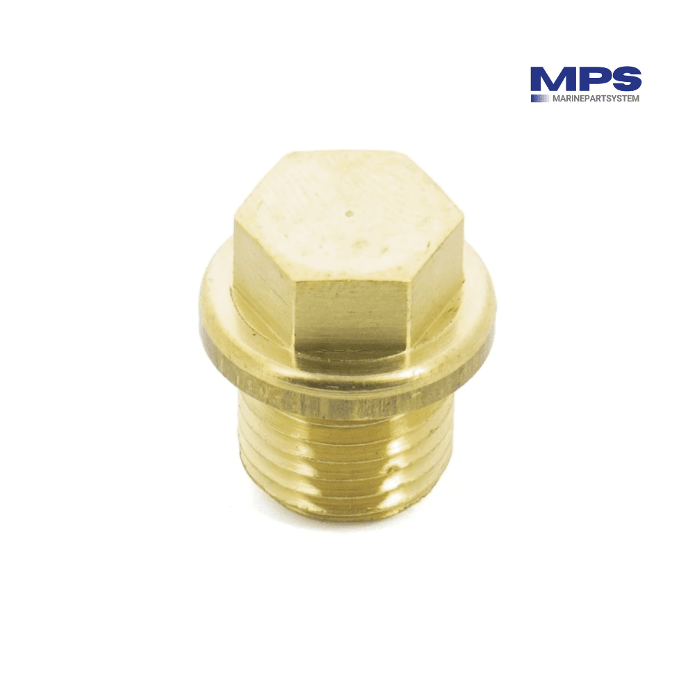 Vetus Brass Plug M14 x 1.5 DIN 910 - STM1059
