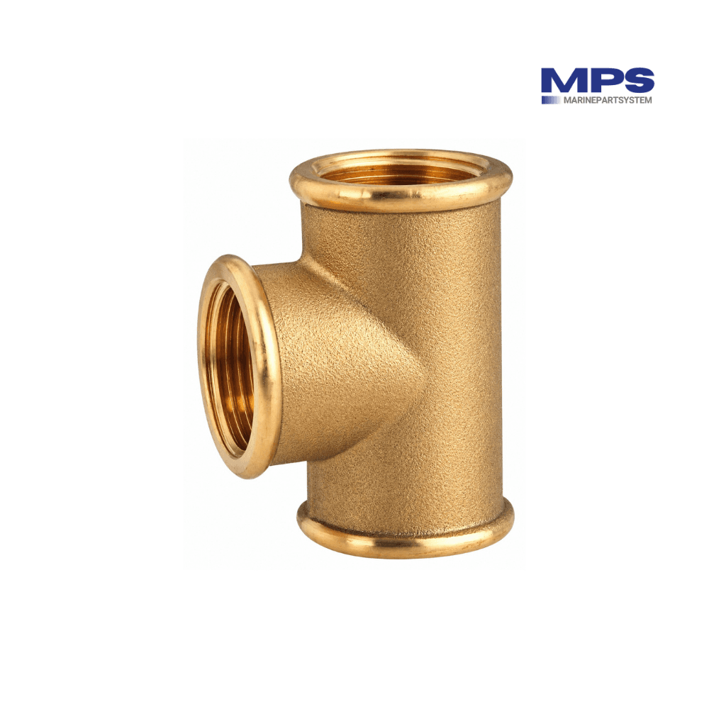 CR Brass Tee Fitting 1/2" 3x Female - GS30824