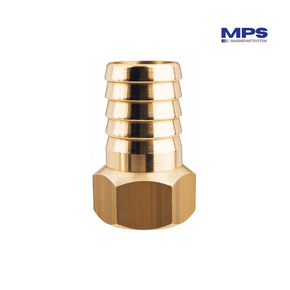 CR Brass Hose Tail 1/2" Female Thread x 20 mm - GS30832