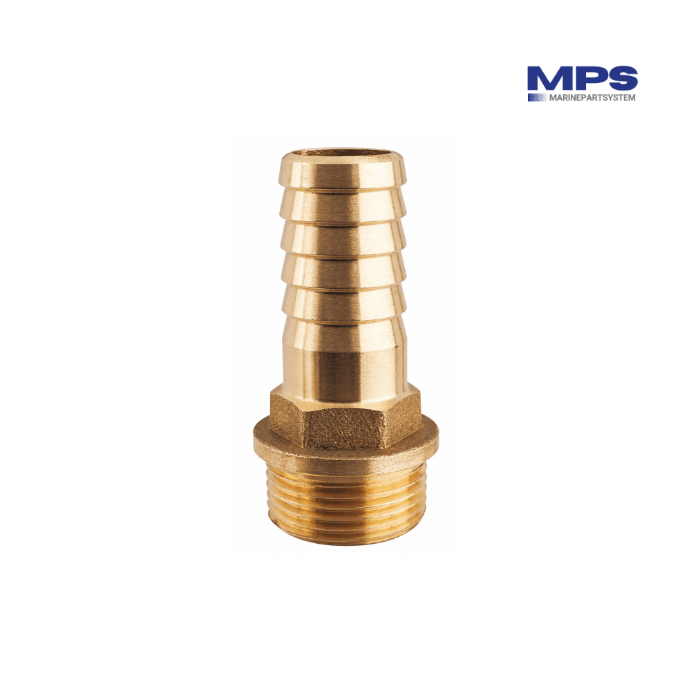 CR Brass Hose Tail 1/2" Male Thread x 18 mm - GS30833